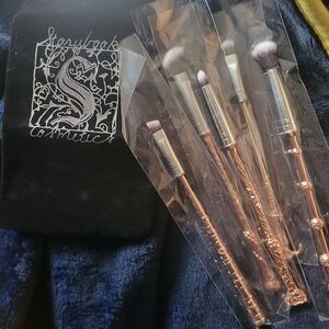 Storybook Cosmetics Rose Gold Wizarding Wands Makeup Brush Set
